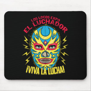 Viva La Lucha Mexico Black Women Cinco De Mayo Mex Mouse Mat