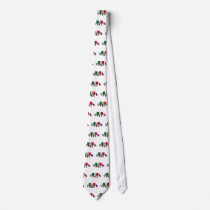 Viva la Mexico Wrestler Mariachi-Band Piñata Flag Tie