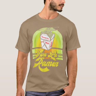 Viva La Ramen Noodle Asian Food Funny Retro  T-Shirt