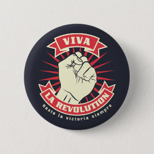 Viva La Revolution 6 Cm Round Badge