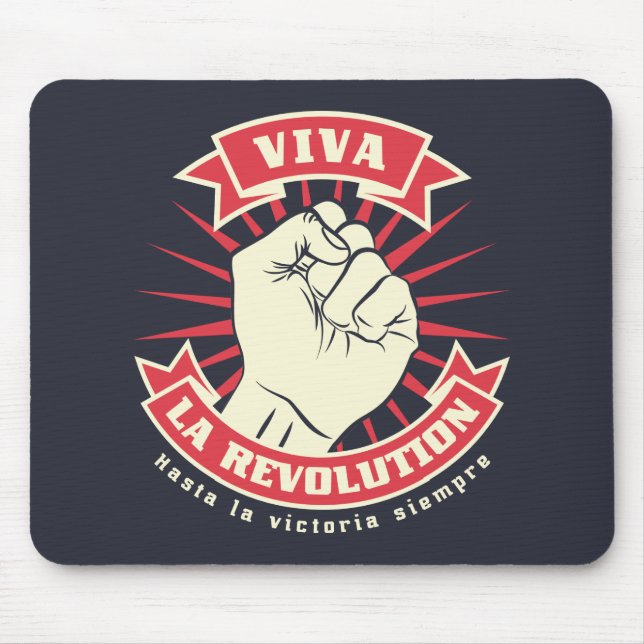 Viva La Revolution Mouse Mat (Front)
