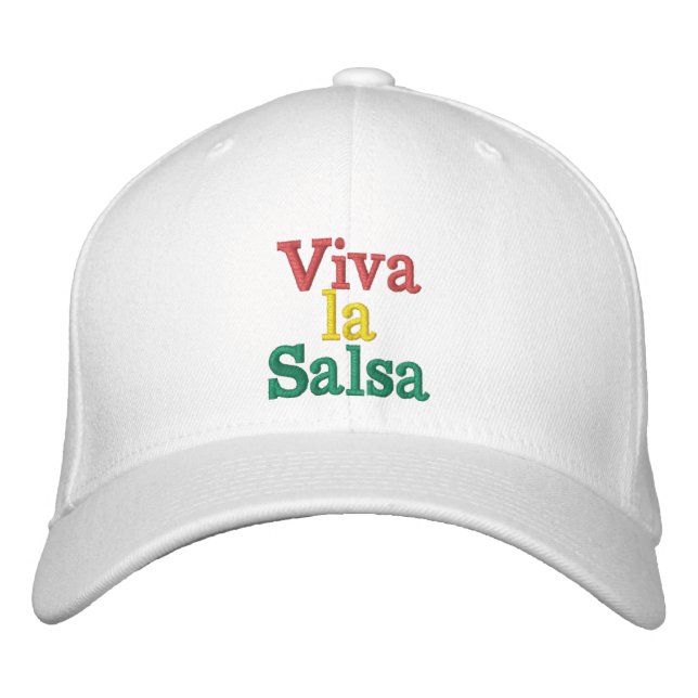 viva la salsa embroidered hat (Front)
