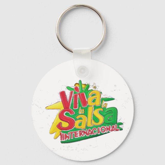 Viva la Salsa Internacional Key Ring (Front)