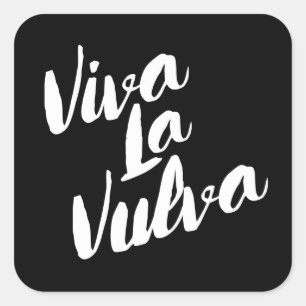 Viva La V Square Sticker