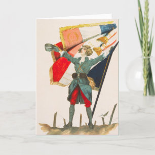 Viva La Victory - Vintage Poster Card