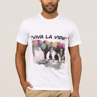 Viva La Vida Skeleton Party Art T-Shirt