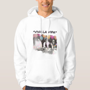 Viva La Vida Skeleton Party Hoodie for Men