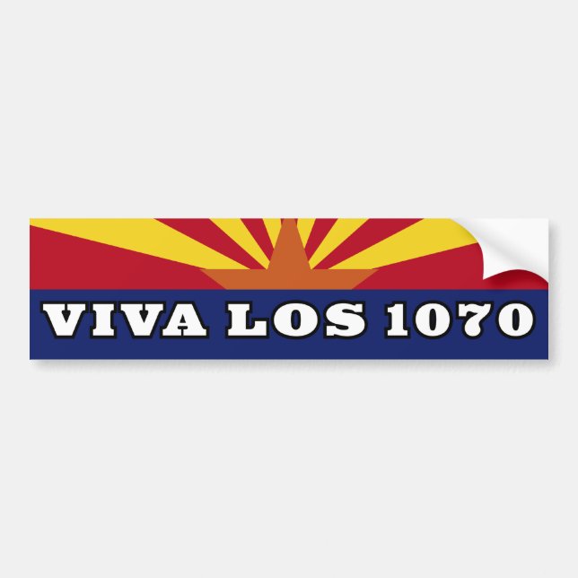 Viva Los 1070 Bumper Sticker (Front)