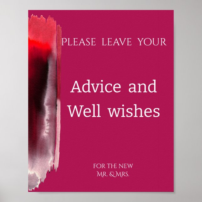 Viva Magenta, Modern Advice and Well wishes   Poster (Front)
