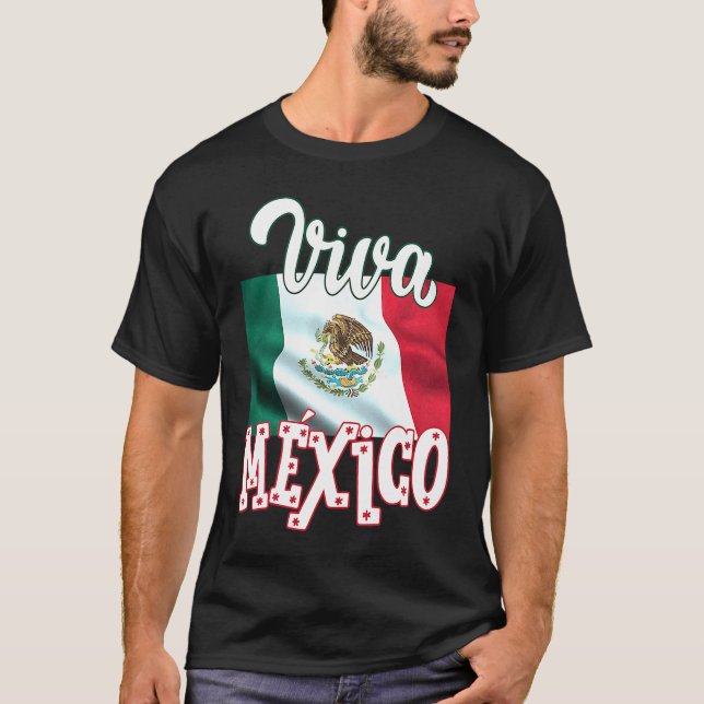 Viva Mexica 16th September Independence Day Mexica T-Shirt (Front)