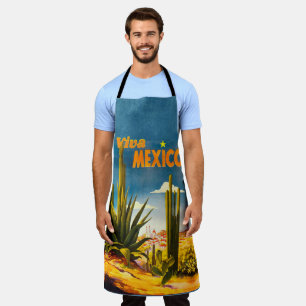 Viva Mexico All-Over Print Apron