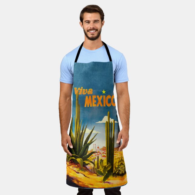 Viva Mexico All-Over Print Apron (Worn)
