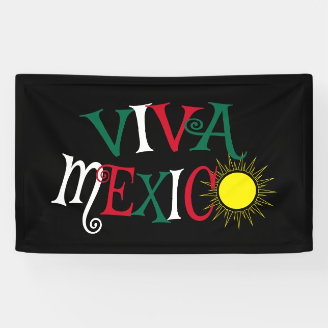 Viva Mexico Banner (Horizontal)