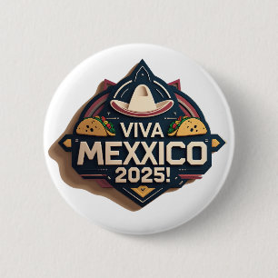 🇲🇽 Viva Mexico Button – Small But Full of Pride