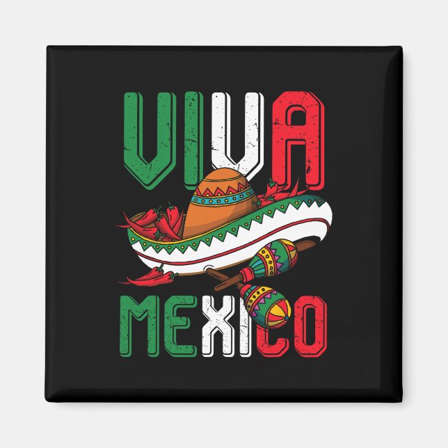 Viva Mexico Cinco De Mayo  Magnet (Front)