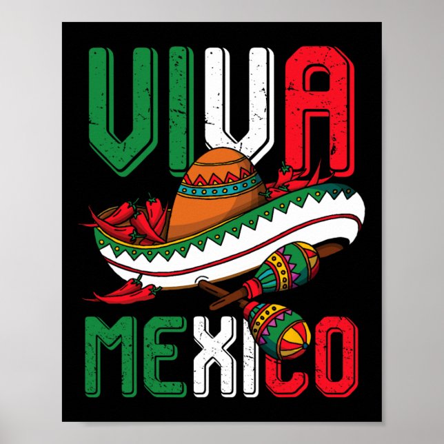 Viva Mexico Cinco De Mayo  Poster (Front)