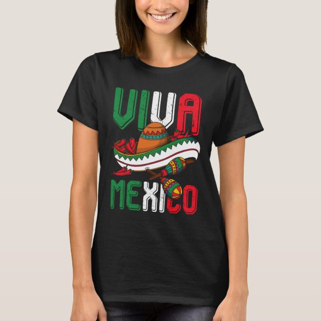 Viva Mexico Cinco De Mayo  T-Shirt (Front)