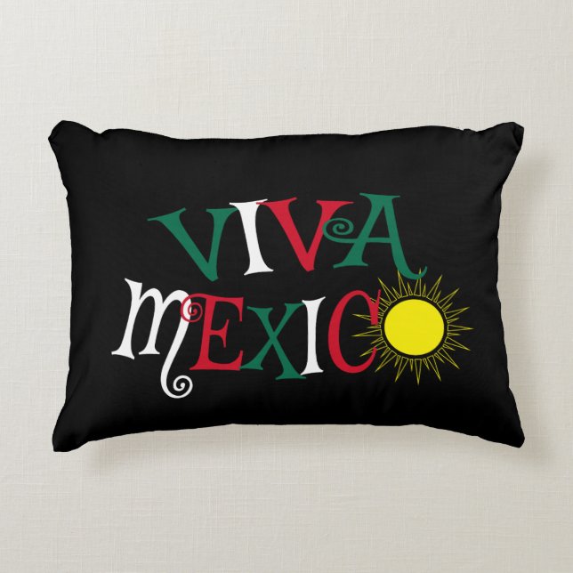 Viva Mexico Decorative Cushion (Front)
