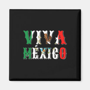 Viva Mexico Flag For Mexican Independence Day Cinc Magnet