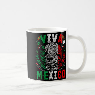 Viva mexico flag mexican independence day men coffee mug