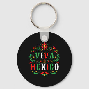 Viva Mexico For Mexican Independence Day And Cinco Key Ring