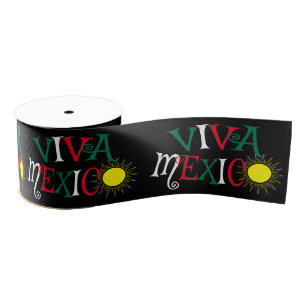 Viva Mexico Grosgrain Ribbon