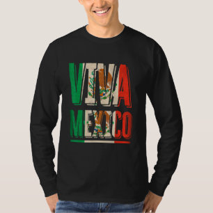 Viva Mexico Hispanic Mexican Heritage Eagle Mexico T-Shirt