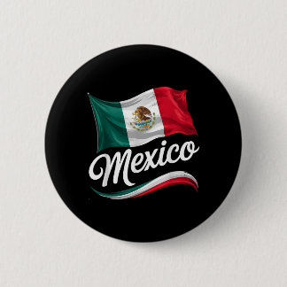 Viva Mexico Independence Day Mexican Flag Hispanic 6 Cm Round Badge