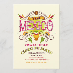 Viva Mexico Invitation