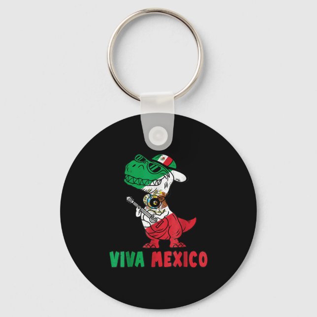Viva Mexico Kids Independence Day Funny Dance Mexi Key Ring (Front)