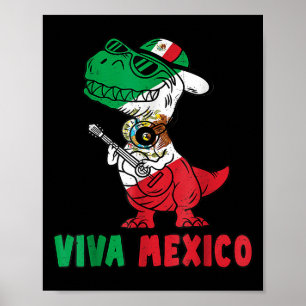 Viva Mexico Kids Independence Day Funny Dance Mexi Poster