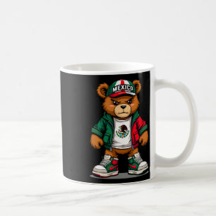 Viva Mexico Mexican Flag Bear Cinco De Mayo Mexica Coffee Mug