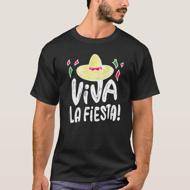 Viva Mexico Mexican independence day I Love Mexico T-Shirt (Front)