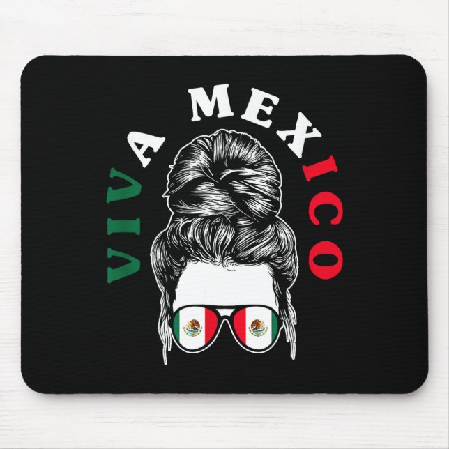 Viva mexico mexican pride flag mexico rootsViva me Mouse Mat (Front)