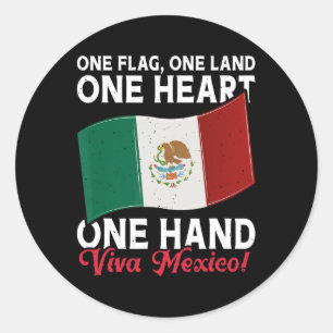 Viva Mexico - Mexico Flag Mexican Independence Day Classic Round Sticker