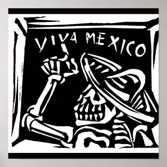 Viva Mexico- Mexico's "Day of the Dead" Poster (Front)