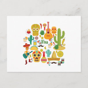 viva mexico postcard