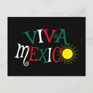Viva Mexico Postcard
