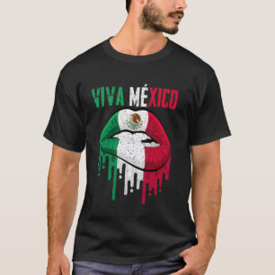 Viva Mexico Shirt Girl Women Kids Mexicana Lips Me