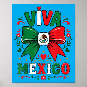 Viva Mexico Shirt Toddler Girl Mexican Flag Poster
