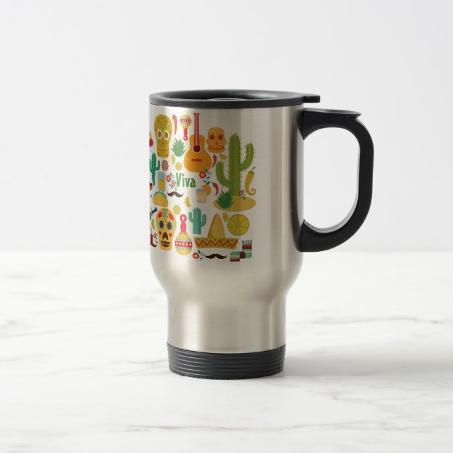 viva mexico travel mug (Right)