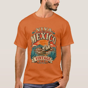Viva Mexico Vintage Travel Shirt Souvenir Tee