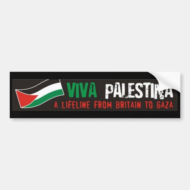 VIVA PALESTINA Bumper Sticker (Front)