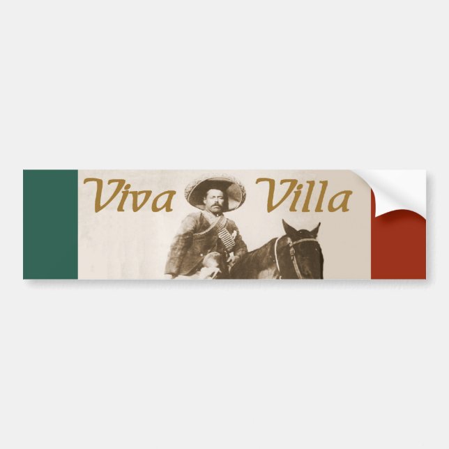 Viva Pancho Villa bumper sticker (Front)