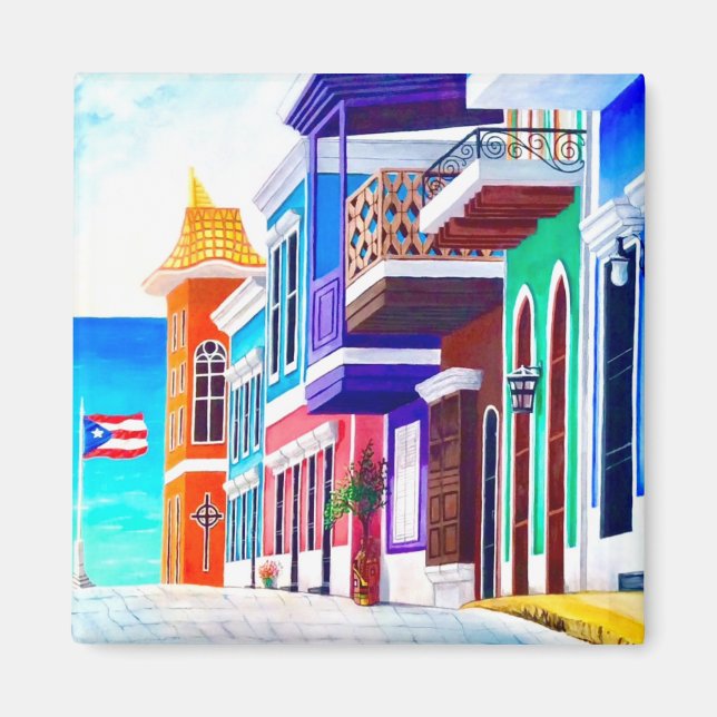 ¡Viva Puerto Rico! Magnet (Front)