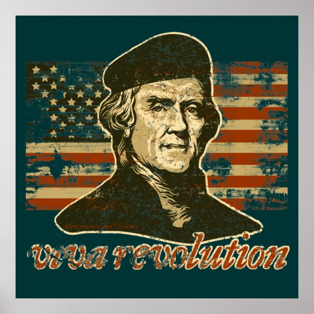 Viva Revolution Jefferson Poster (Front)