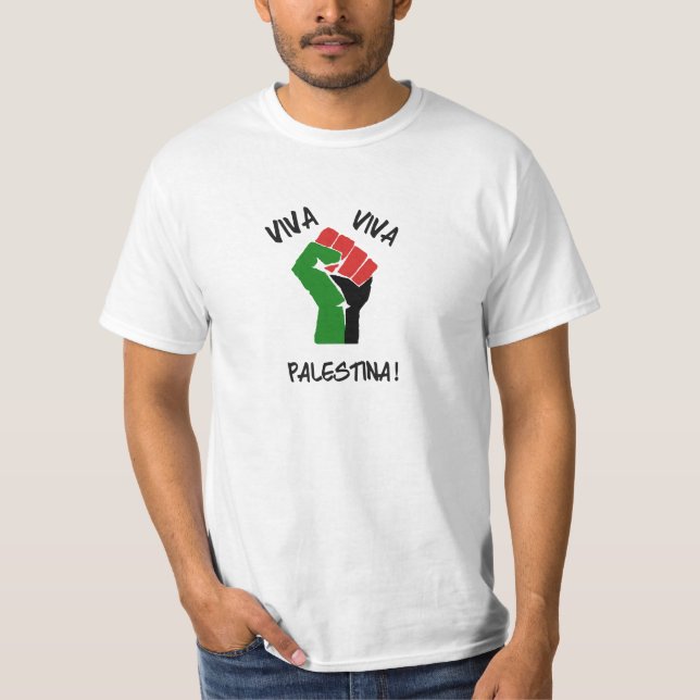 Viva Viva Palestina Men's Tee (Front)