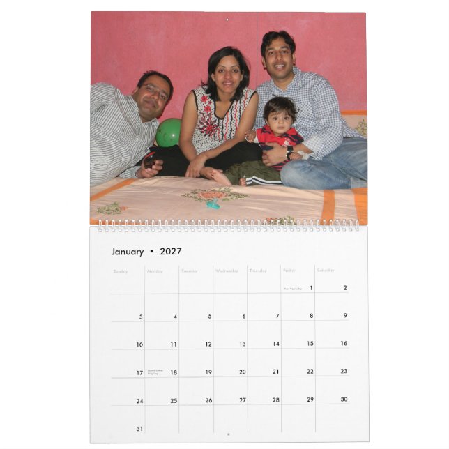 Vivaan- Pune Calendar (Jan 2027)