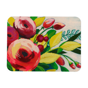 Vivacious Blooms Magnet