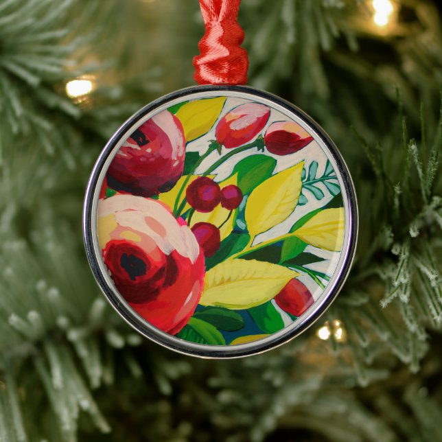 Vivacious Blooms Metal Tree Decoration (Tree)